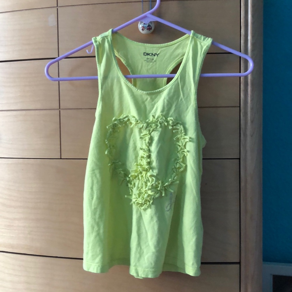 Yellowish green tank top